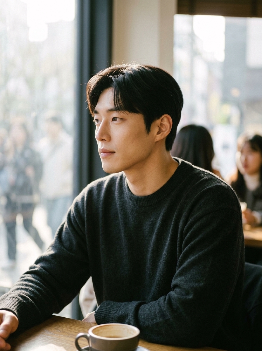 측면 시선 앵글