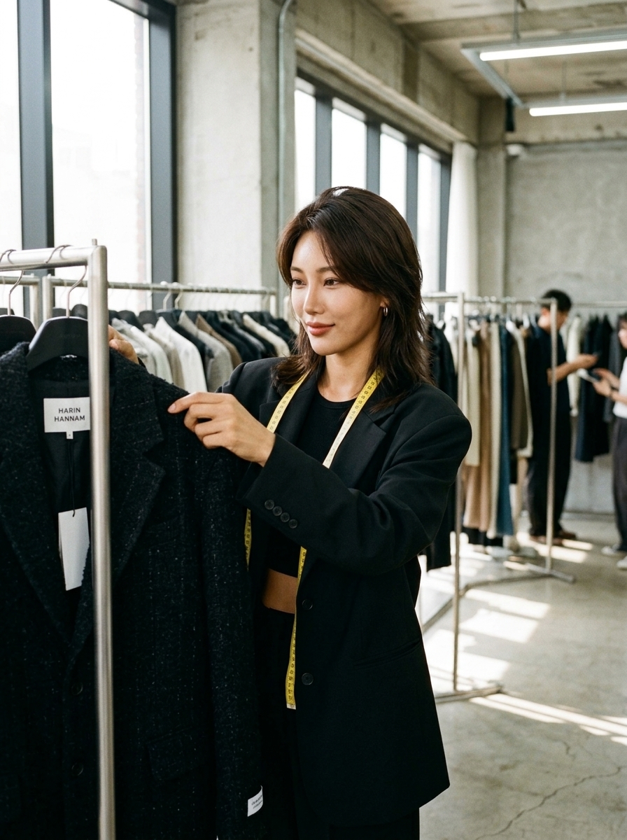 쇼룸 피팅 끝 ✨ 어제 유나랑 도윤 오빠 소파에서 귓속말하던 거 봤는데... 오늘 저녁 주방에서 슬쩍 물어볼까?