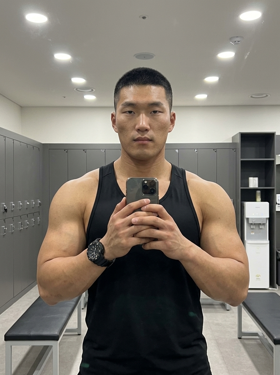 미러 셀피 샷