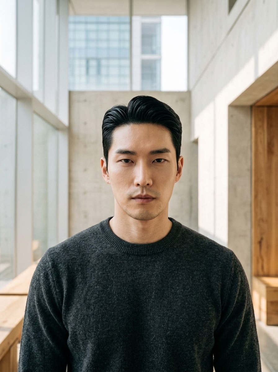 정면 내추럴 샷