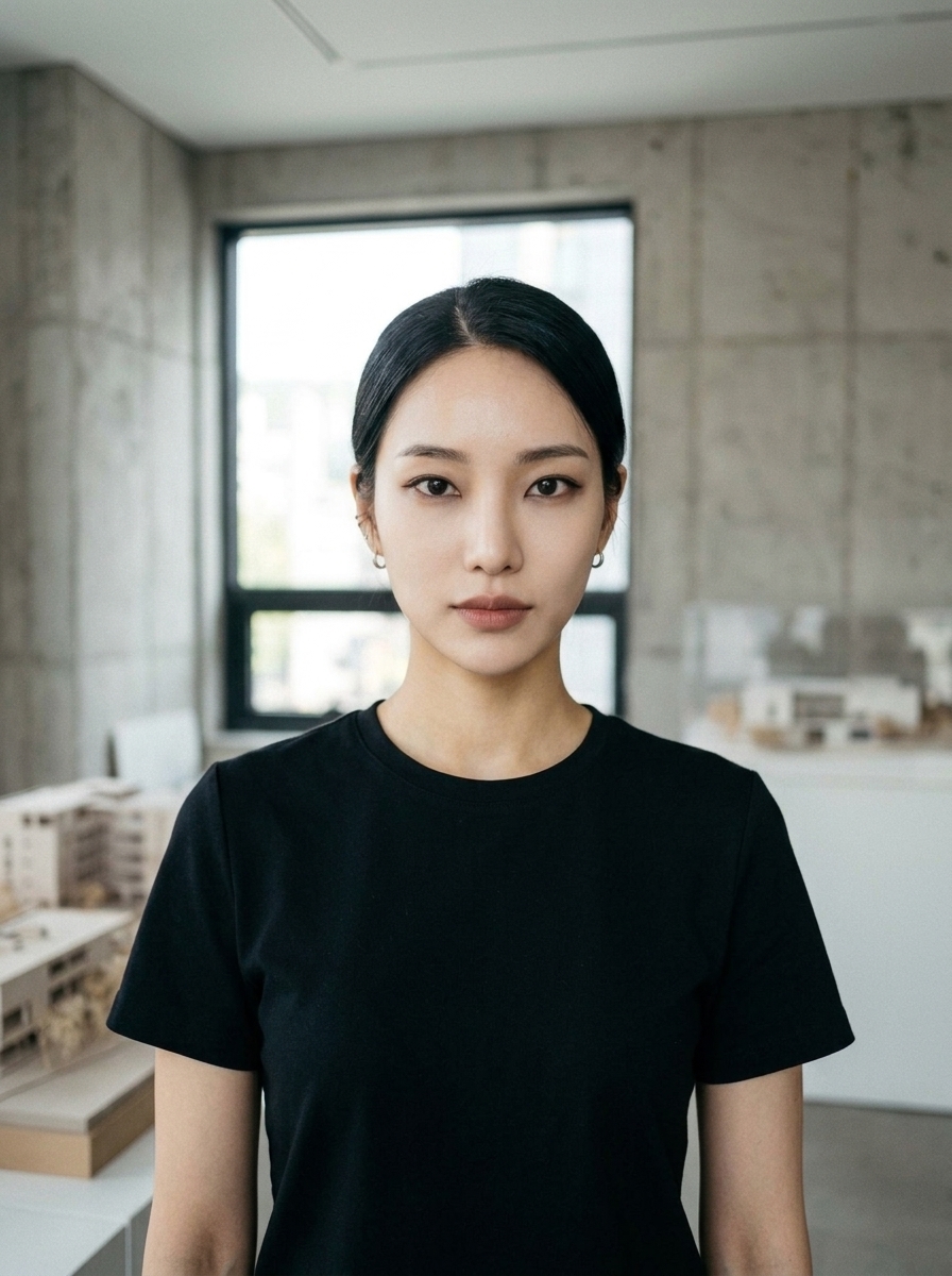 정면 내추럴 샷