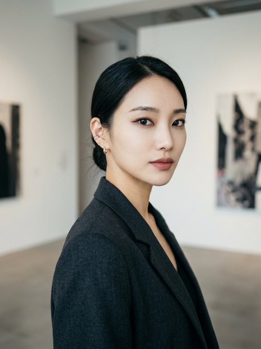 측면 시선 앵글