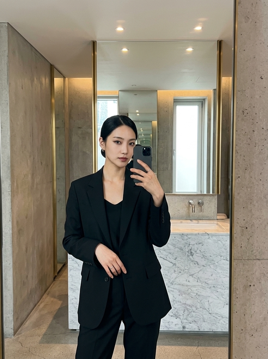 미러 셀피 샷
