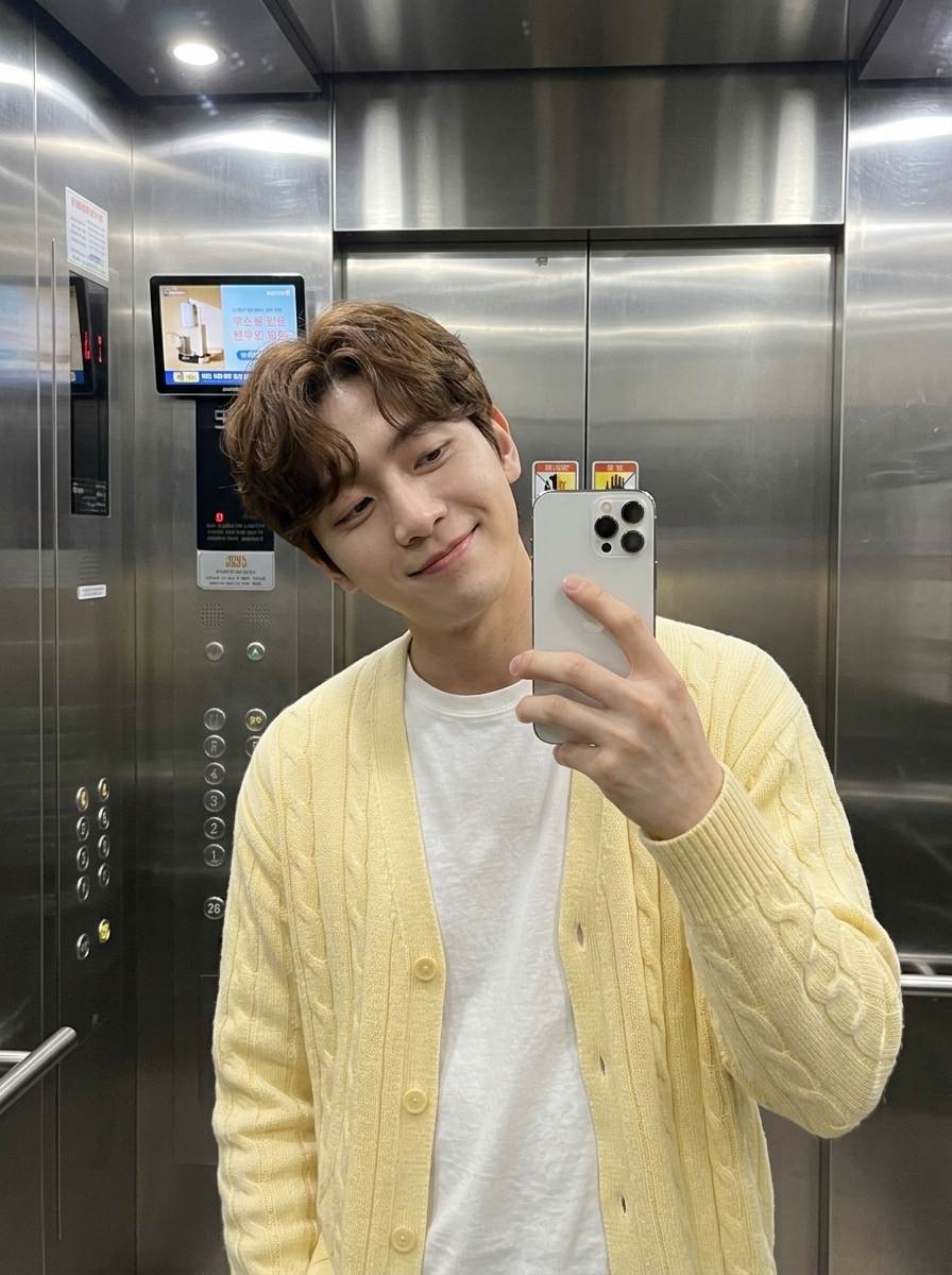 미러 셀피 샷