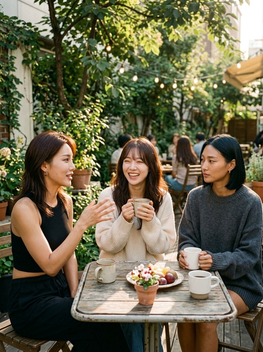 “도윤 오빠 어젯밤에, 유나 너만 바라보던데?”